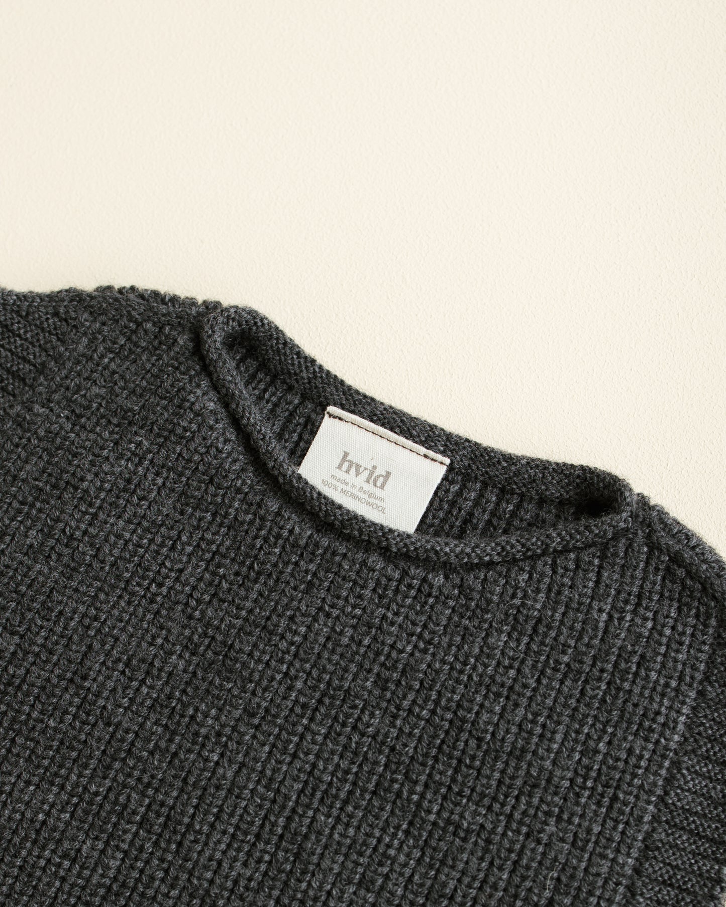 Hvid vest Harvey baby - Charcoal