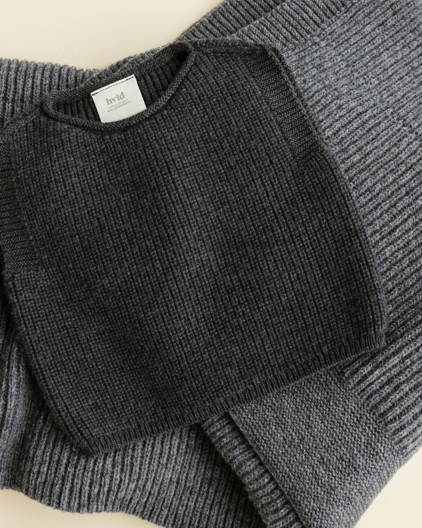 Hvid vest Harvey baby - Charcoal