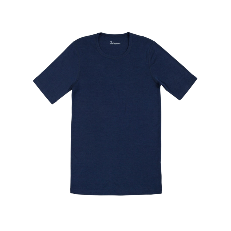 Joha wool t-shirt men - Dark blue