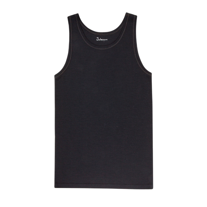 Joha woolen shirt men - Black