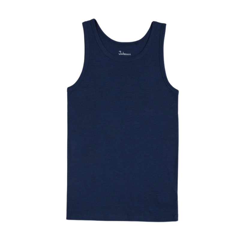 Joha woolen shirt men - Dark blue