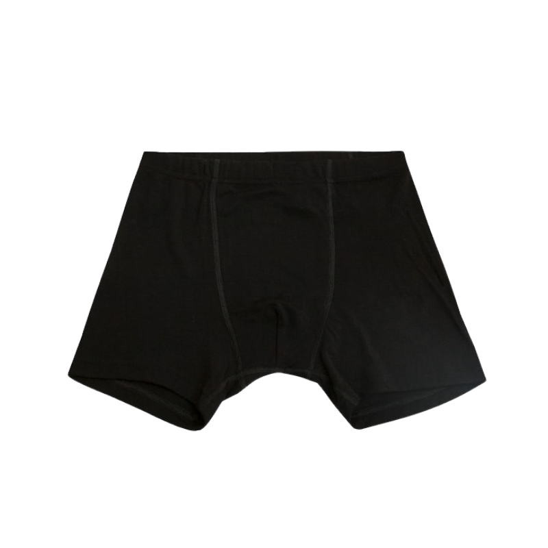 Joha wool/silk boxer shorts men - Black