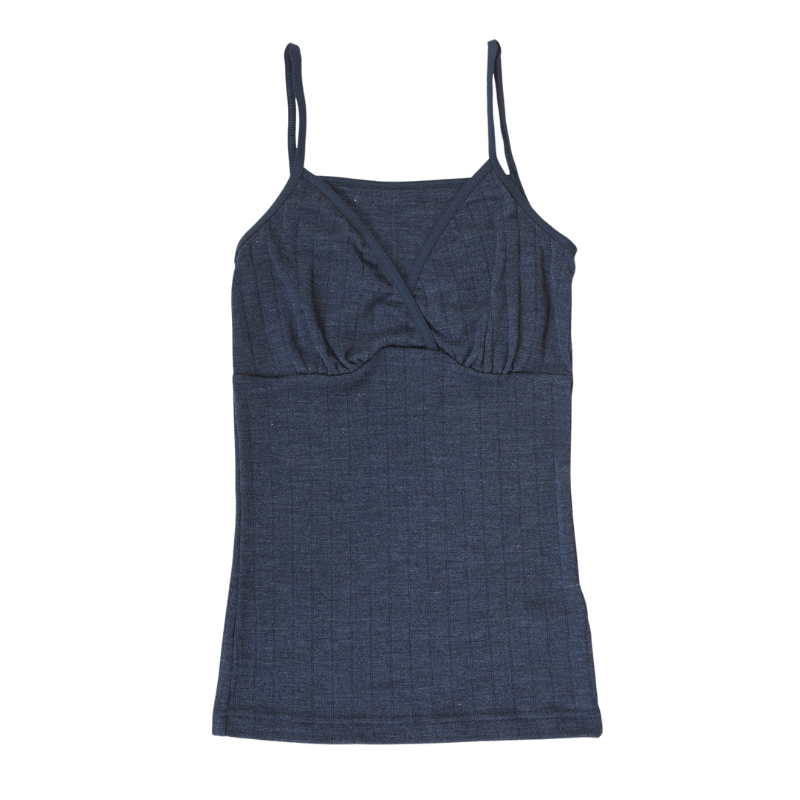 Joha wool/silk chemise ladies - Navy