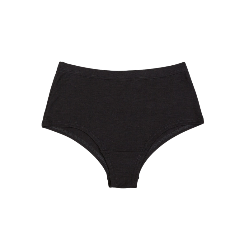 Joha Wolle/Seide Hipster Damen - Schwarz