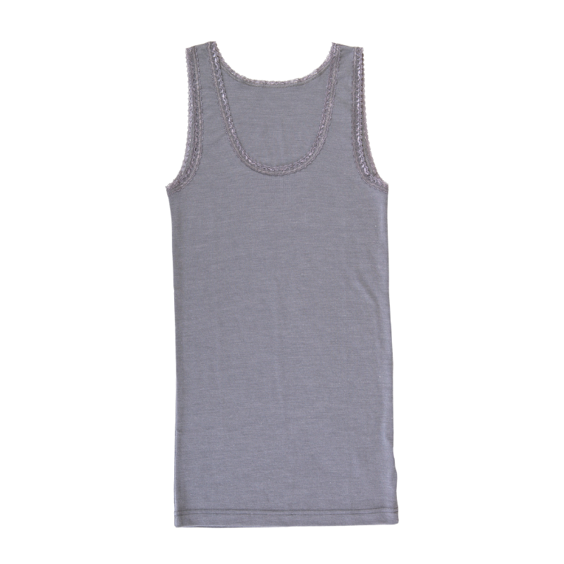 Joha wool/silk shirt ladies - Grey