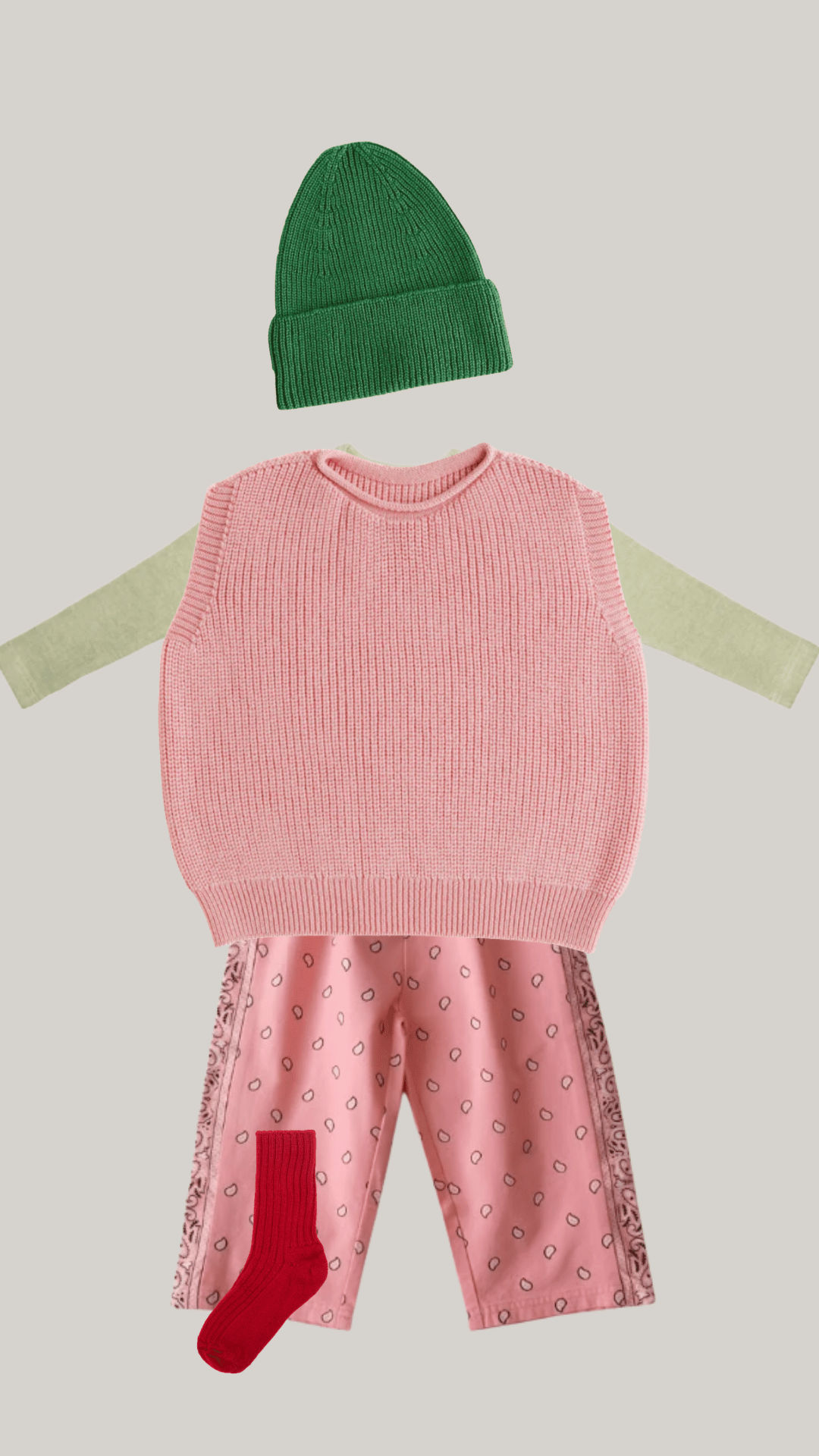 Rory George katoenen bandana broekje - Pink