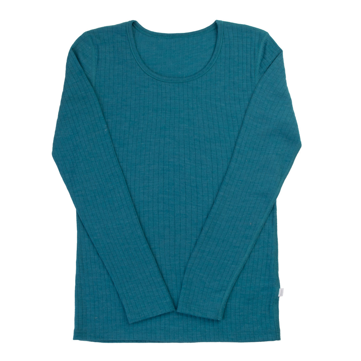 Joha women's wool long sleeve - Turquoise