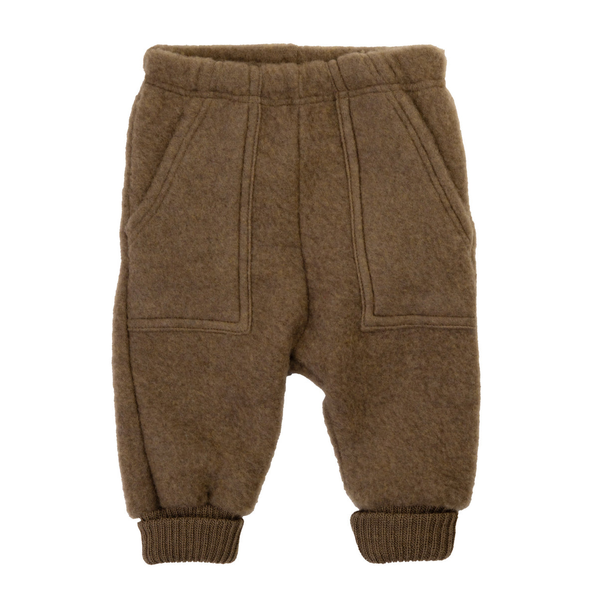 Joha wolf fleece baggy trousers - Brown