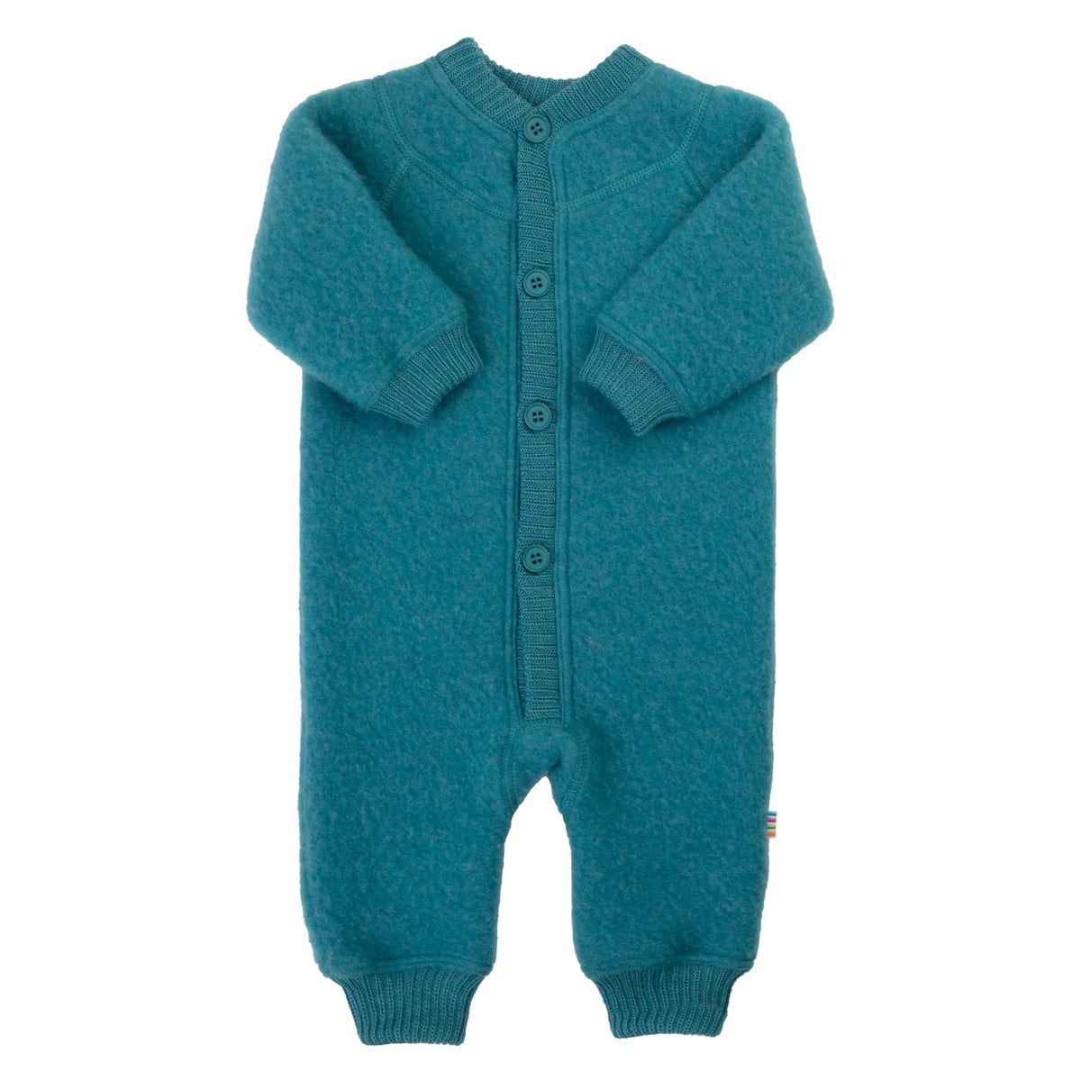 Joha wool fleece jumpsuit - Turquoise