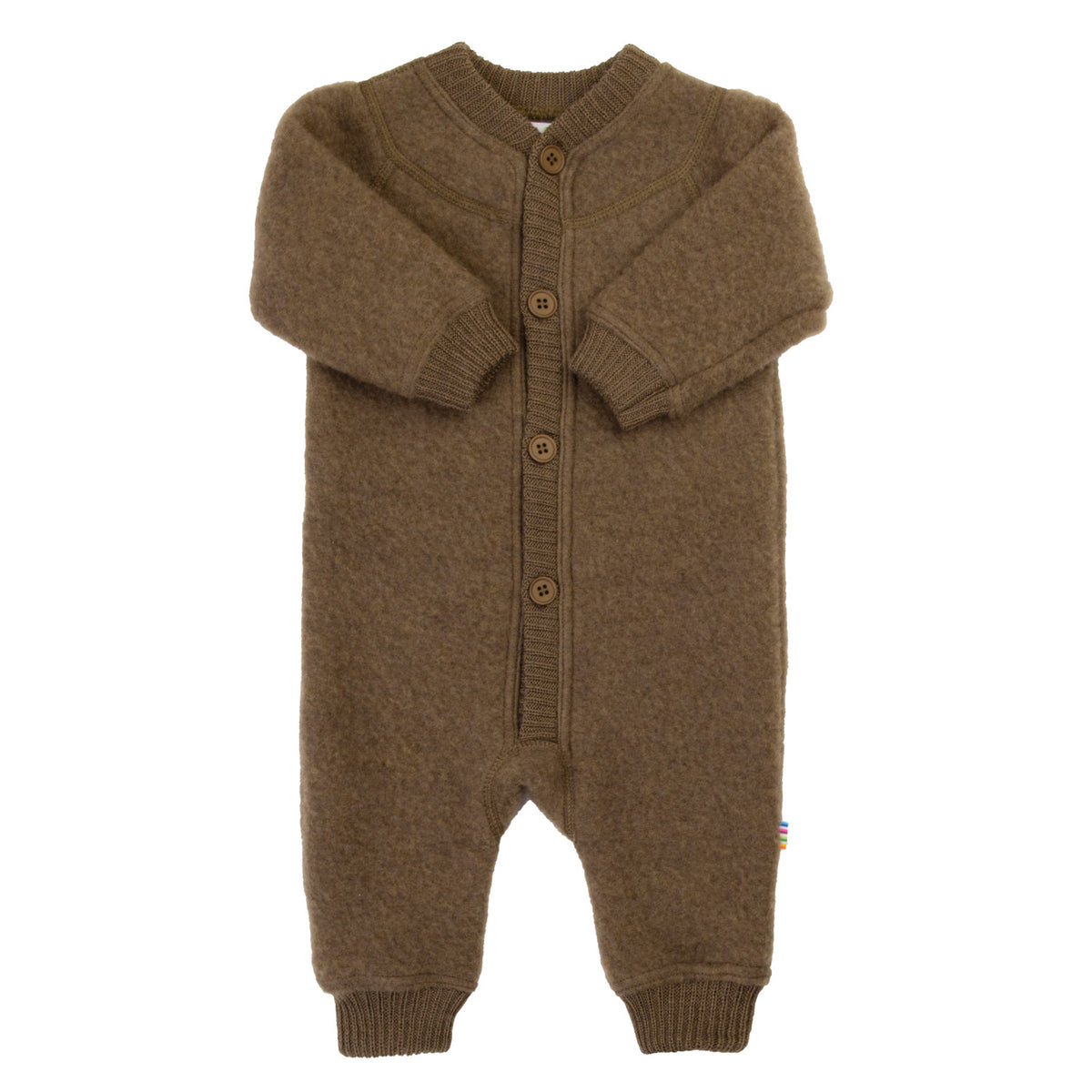 Joha wool fleece overalls - Brown