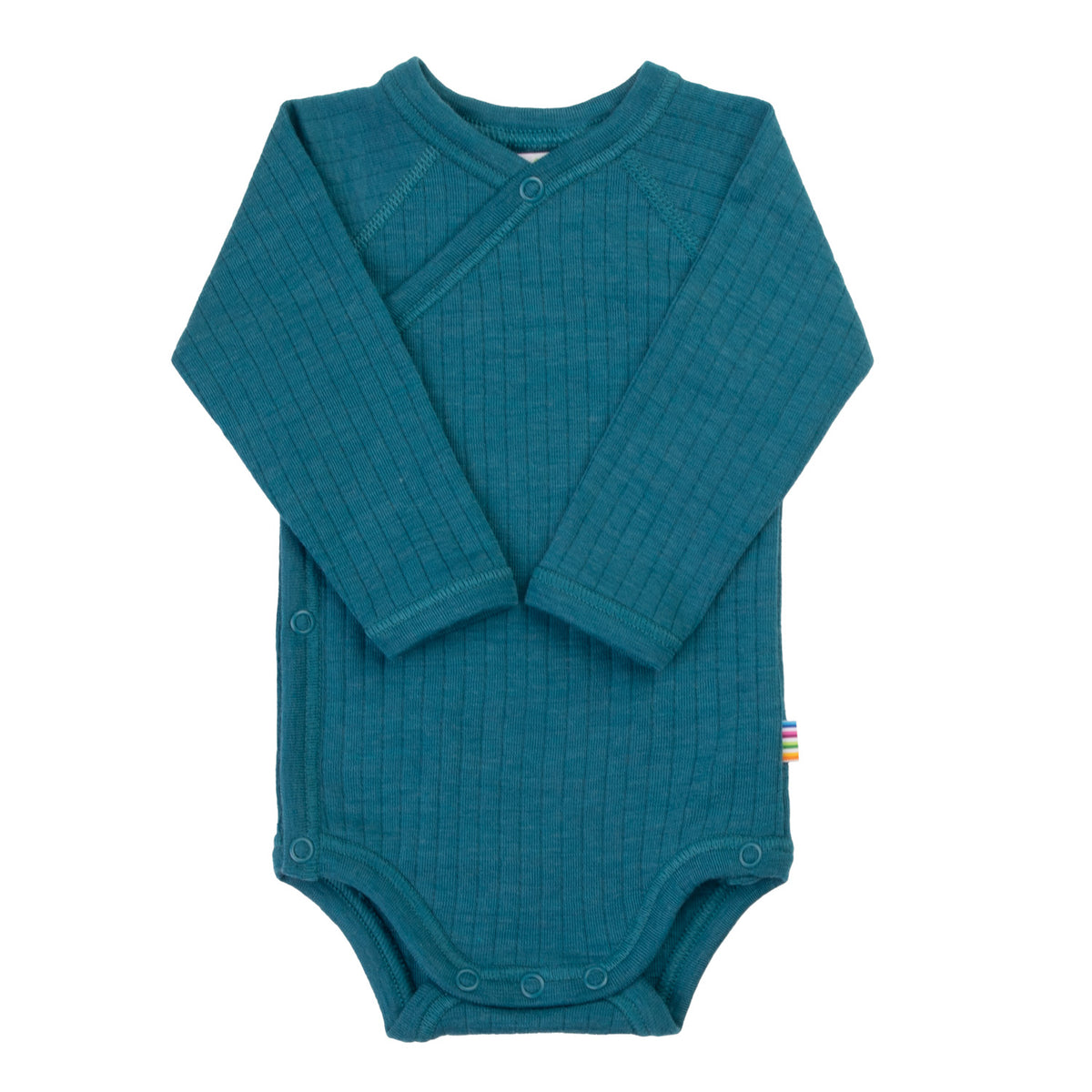 Joha wool wrap romper - Turquoise