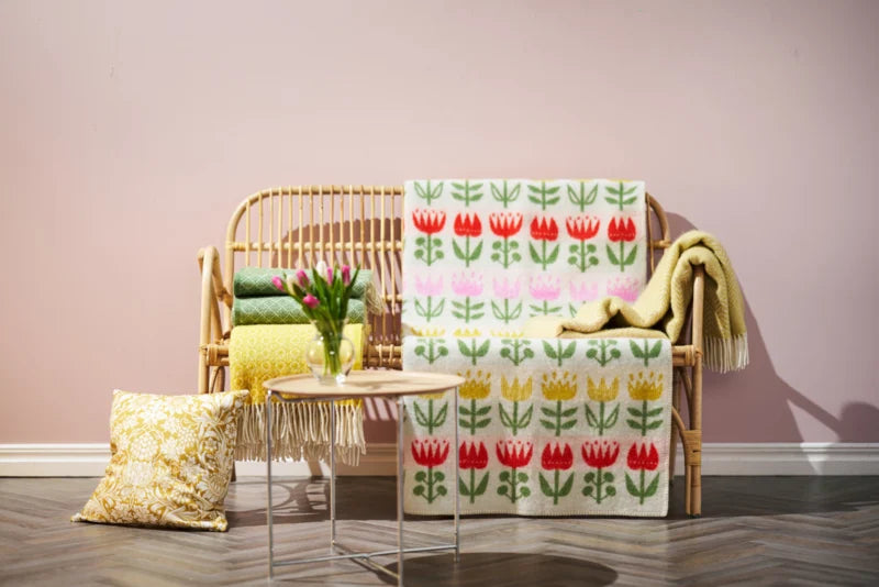 Klippan eco-wol woondeken Tulip