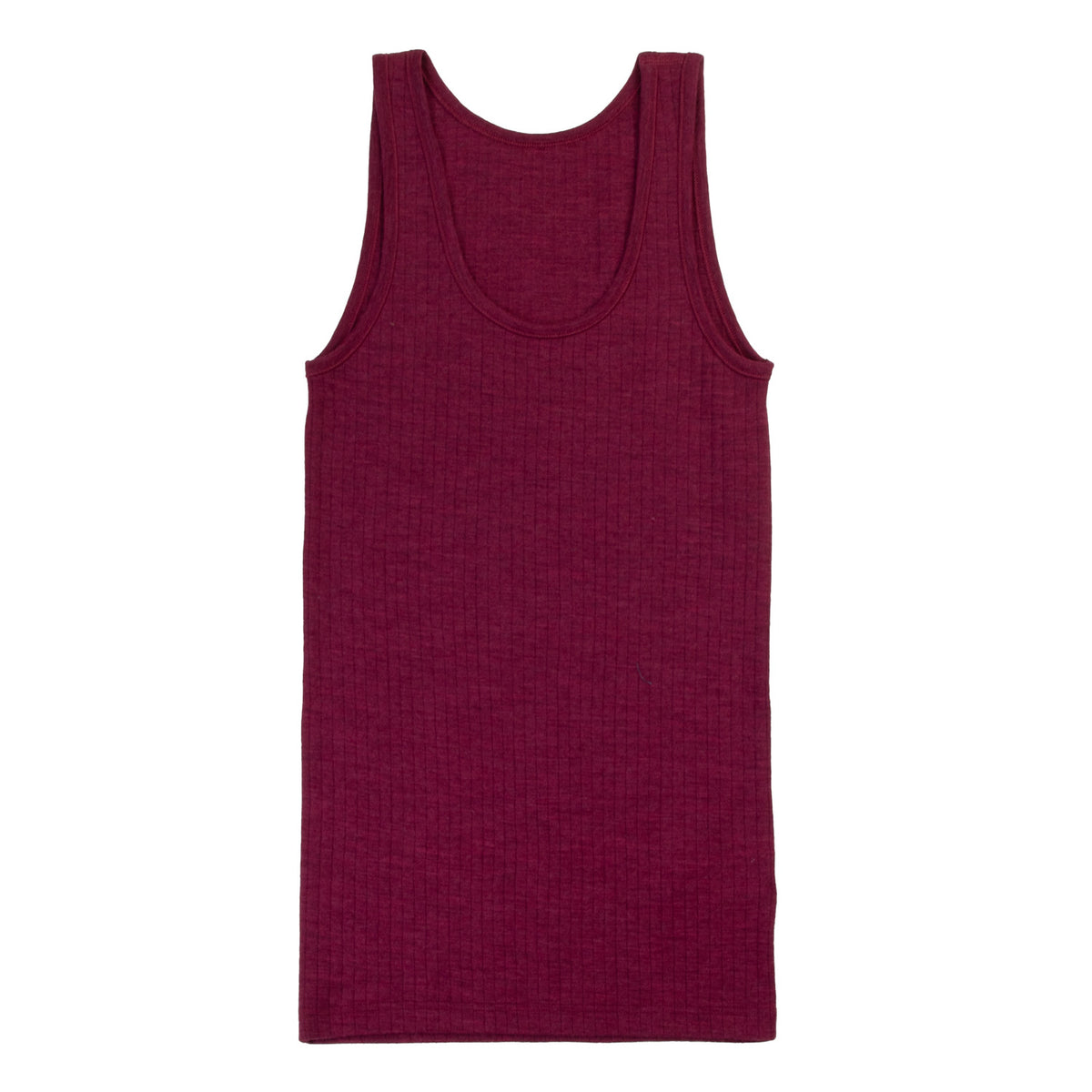 Joha women's wool shirt - Wine Melange