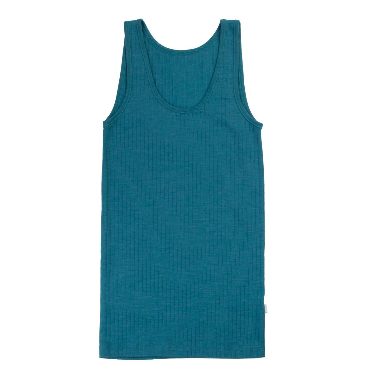 Joha women's wool shirt - Turquoise
