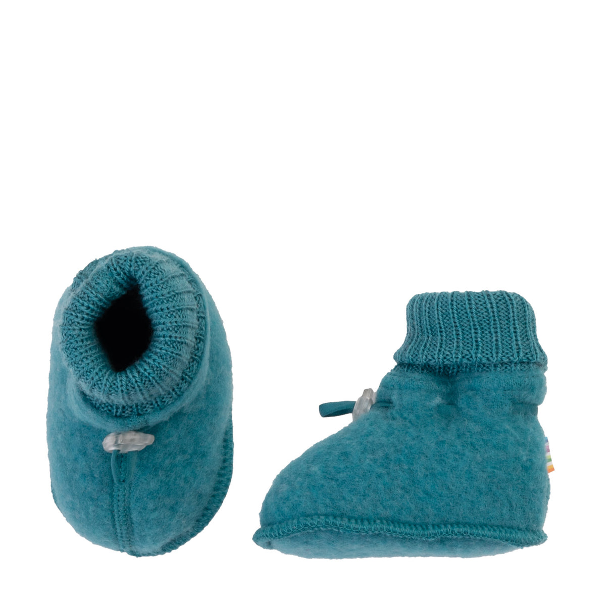 Joha woolly fleece slippers - Turquoise