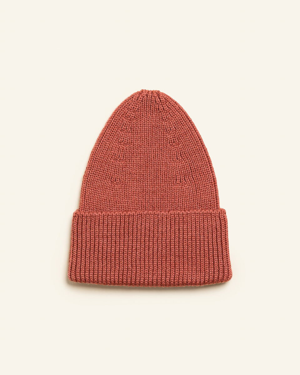 Hvid beanie Fonzie kids - Wild Berry