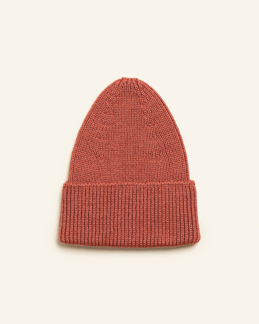 Hvid beanie Fonzie kids - Wild Berry