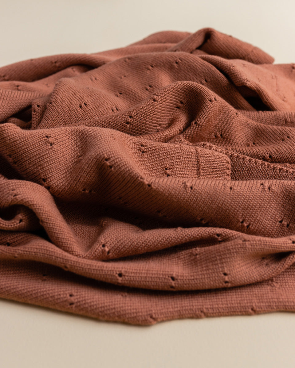 Weiße Decke Bibi - Ziegel