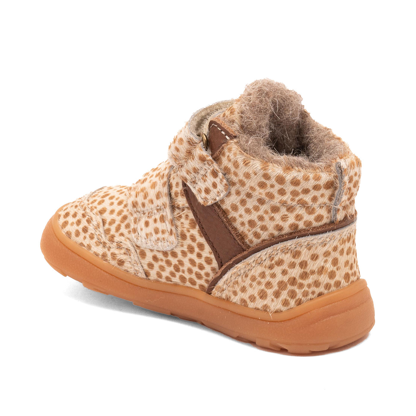 Bisgaard Becky TEX Barefoot – Brown Dots | Waterproof Kids Shoes with Wool Lining