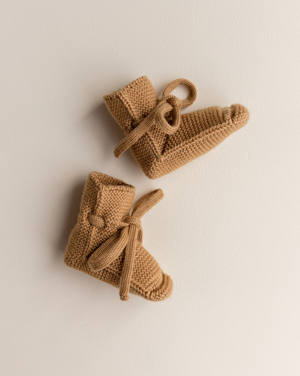 Hvid booties - Cream