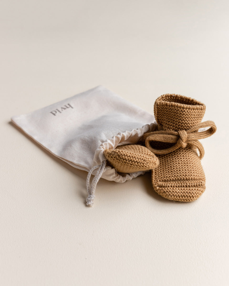 Hvid booties - Cream