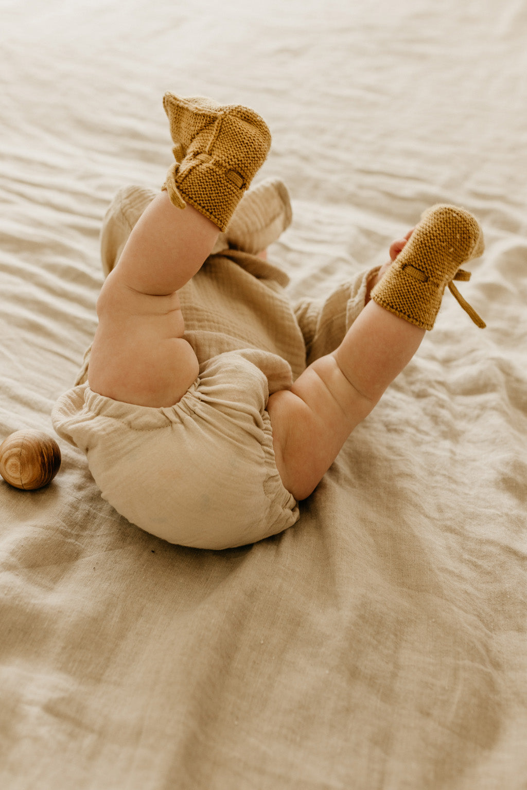 Hvid booties - Cream