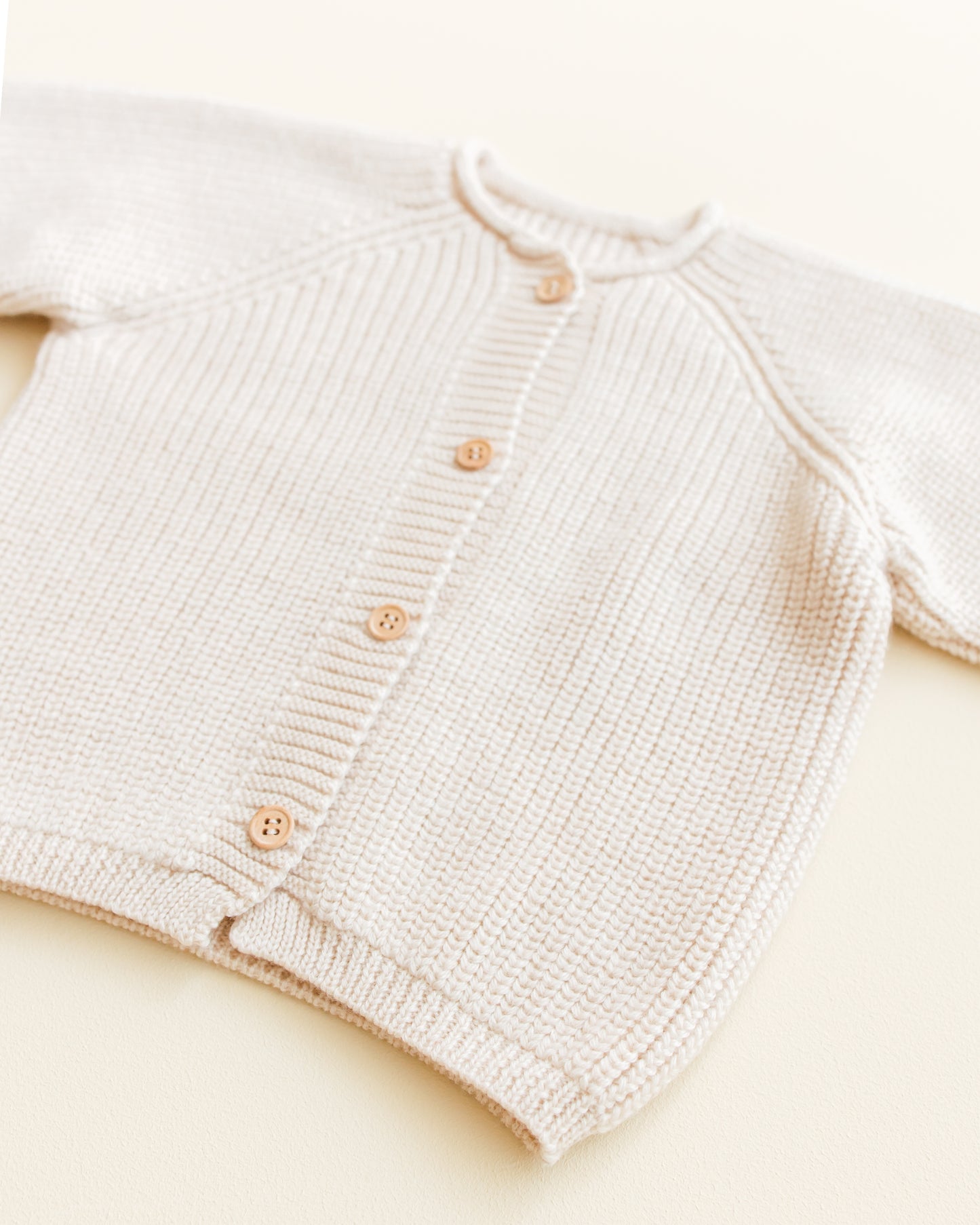 Hvid cardigan Inga - Cream