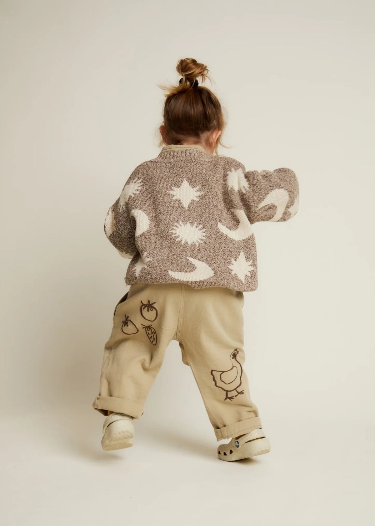Claude & Co Cozmo Moon & Stars sweater - Mushroom