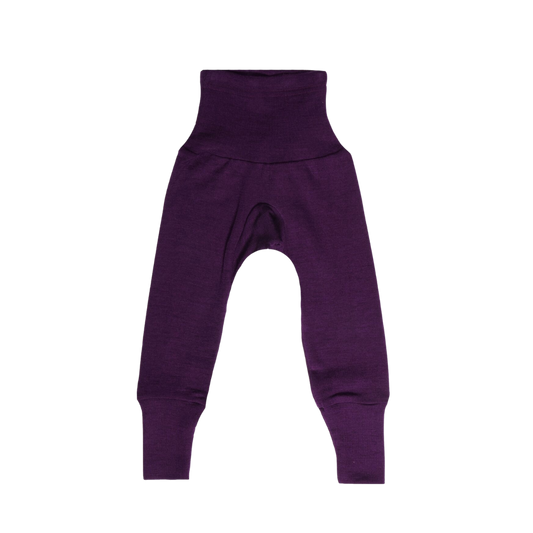 Cosilana wool/silk baby pants - Plum