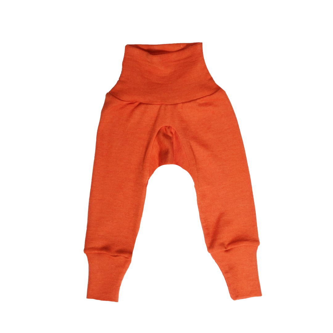 Cosilana wool/silk baby pants - Saffron