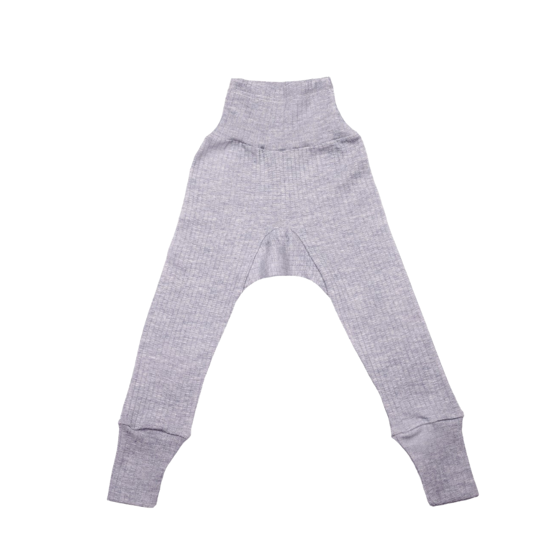 Cosilana wool/silk/cotton baby pants - Navy