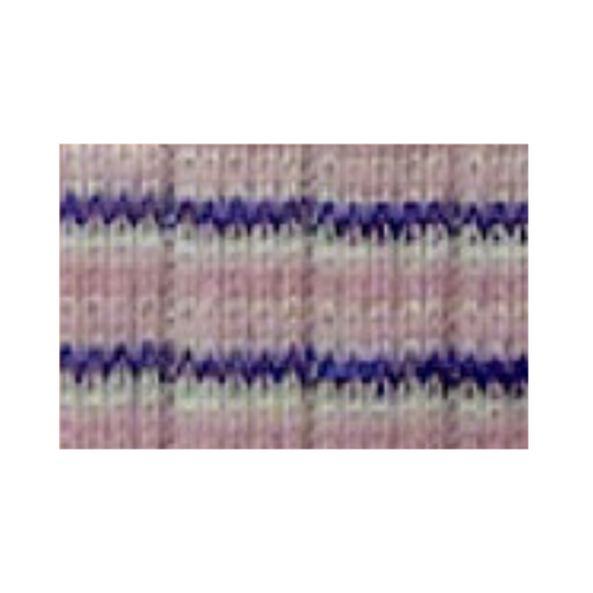 Cosilana wol/zijde/katoen legging - Pink / Plum / Natural