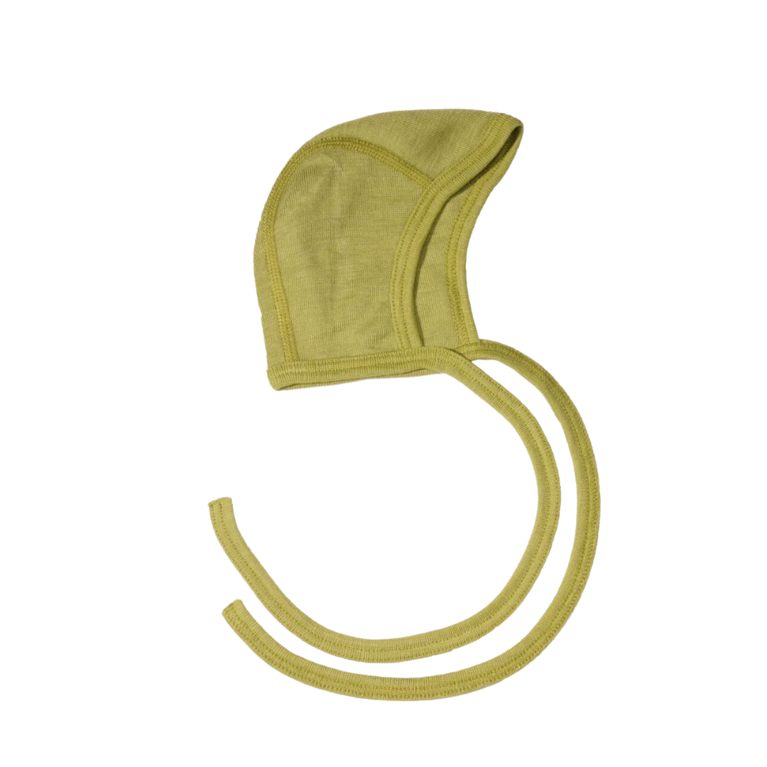 Cosilana wol/zijde strikmutsje - Green