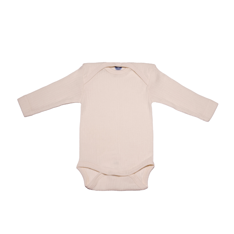 Cosilana wool/silk/cotton romper - Nature