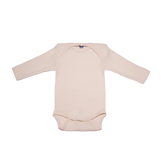 Cosilana wool/silk/cotton romper - Natural