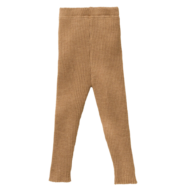 Disana knitted wool leggings AW25/26 - Caramel