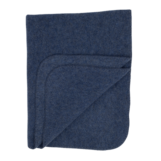 Engel Natur wool fleece baby blanket – Blue