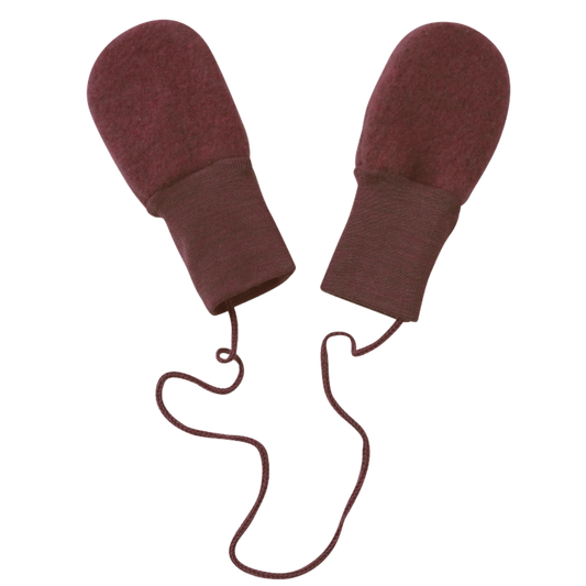Engel Natur wolfleece baby mittens - Sand