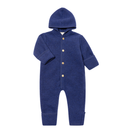 Engel Natur wolfleece overall - Gentian Melange