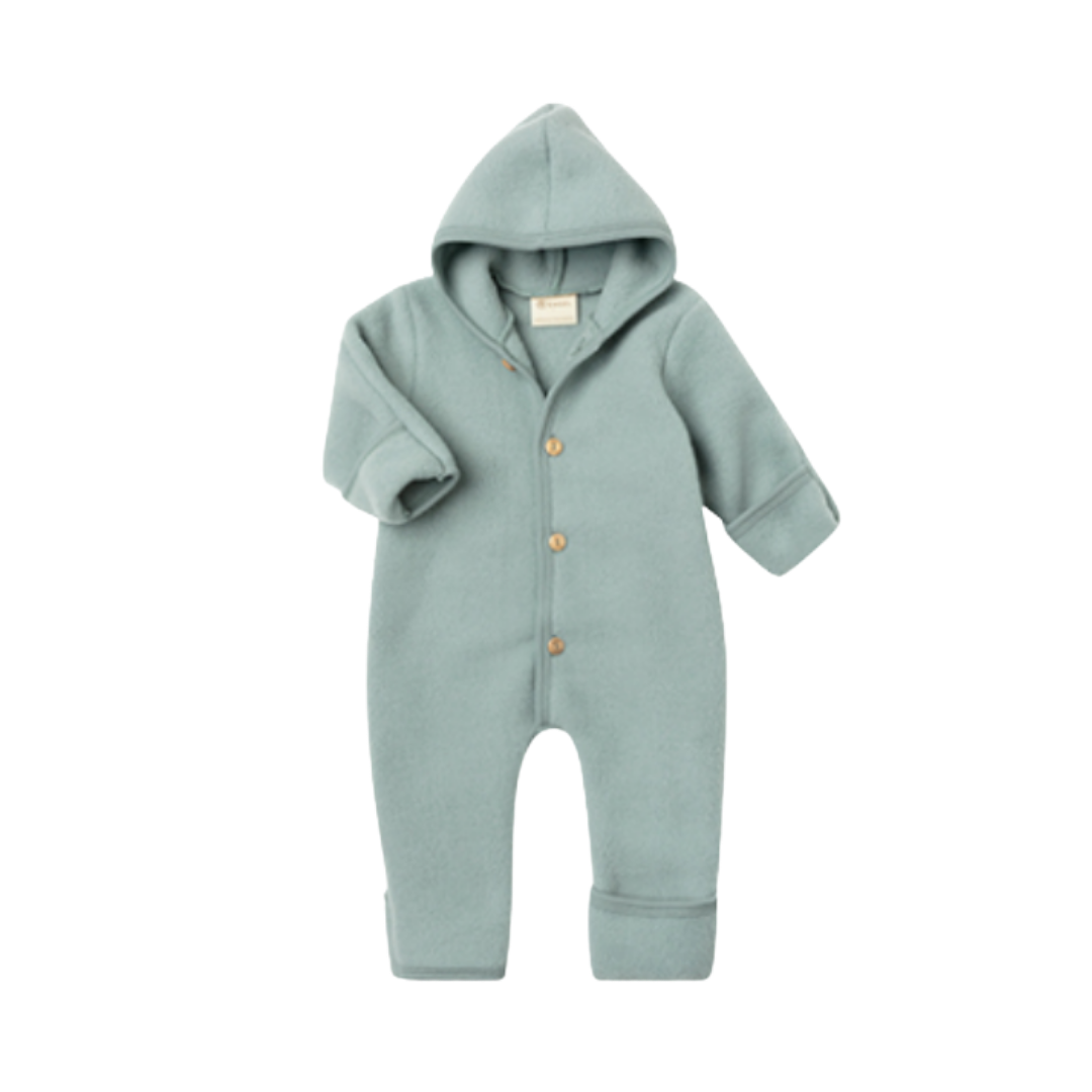 Engel Natur wolfleece overall - Mountain Blue