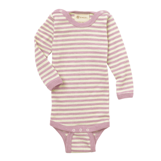 Engel Natur wollen romper - Rosewood / Natural