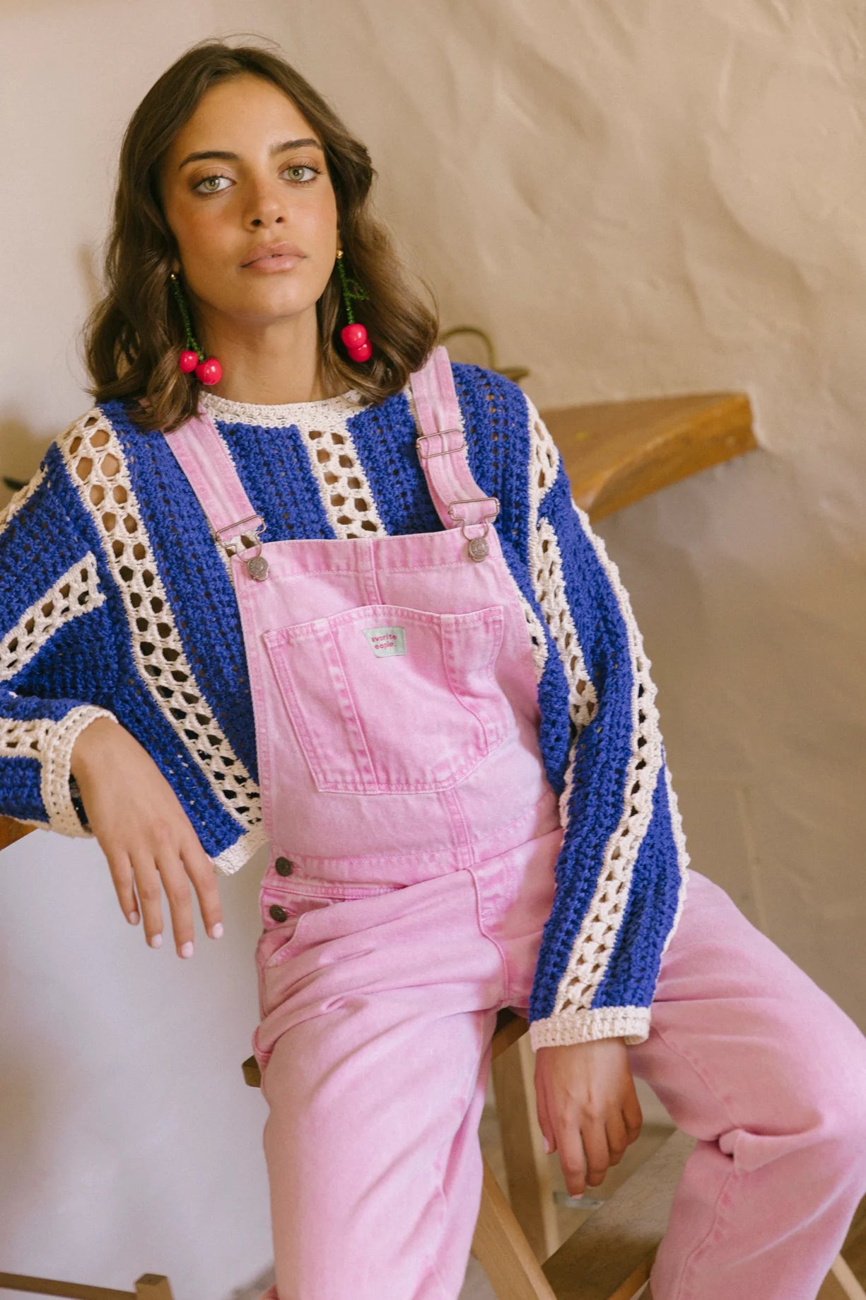 Favorite People dames overall - Fuchsia Pink