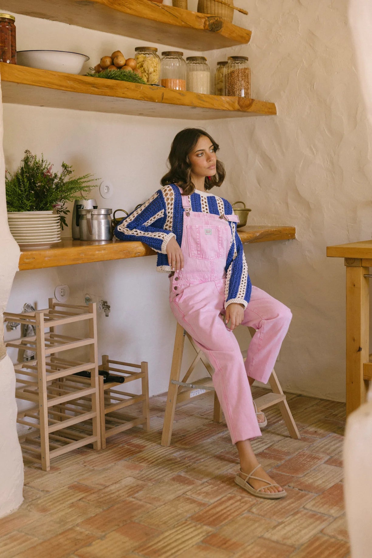 Favorite People dames overall - Fuchsia Pink