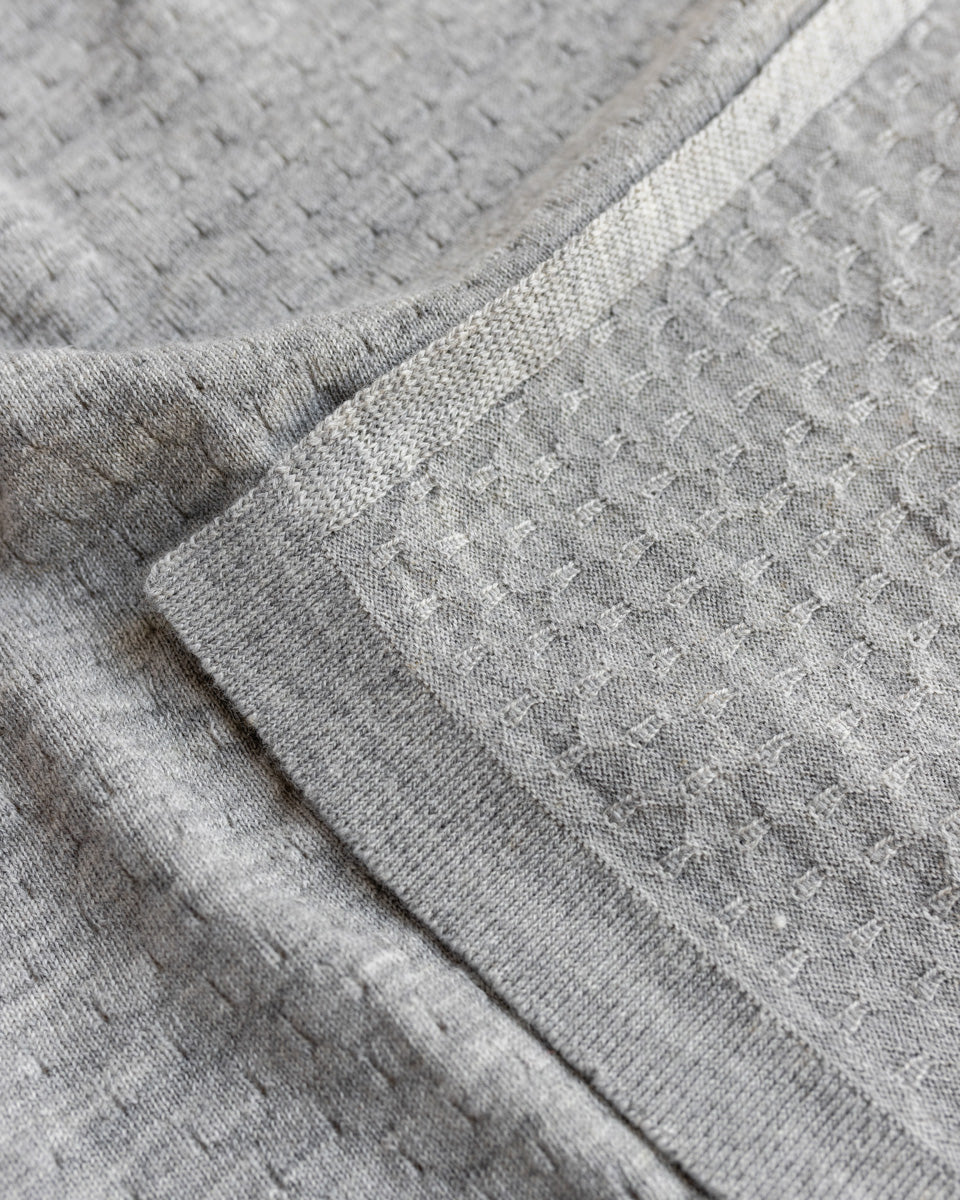Hvid blanket Frankie - Gray Melange
