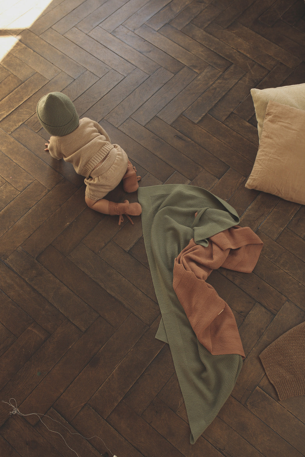 Hvid deken Gust - Artichoke