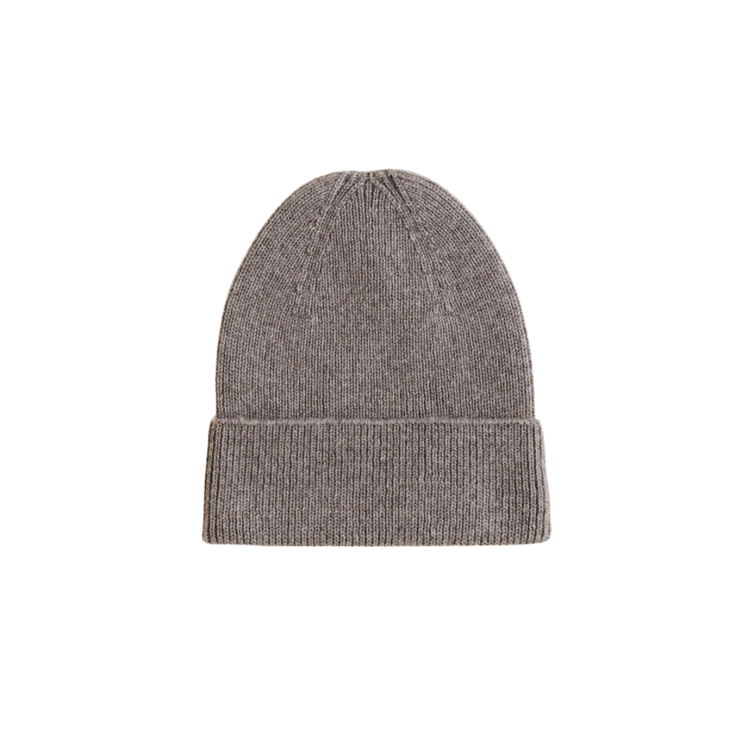 Hvid beanie Fonzie newborn - Otter