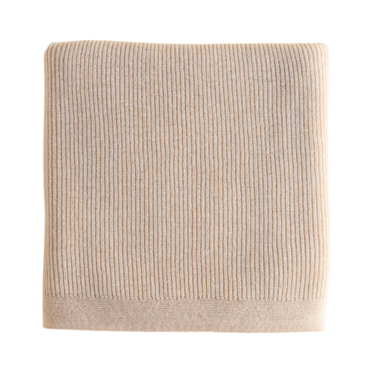 Hvid blanket Felix - Oat