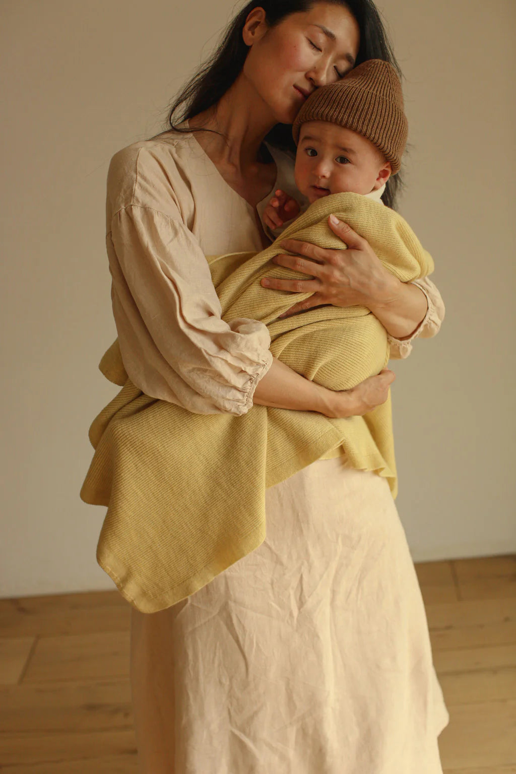 Hvid deken Felix - Light yellow