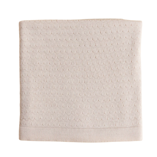 Hvid blanket Frankie - Cream