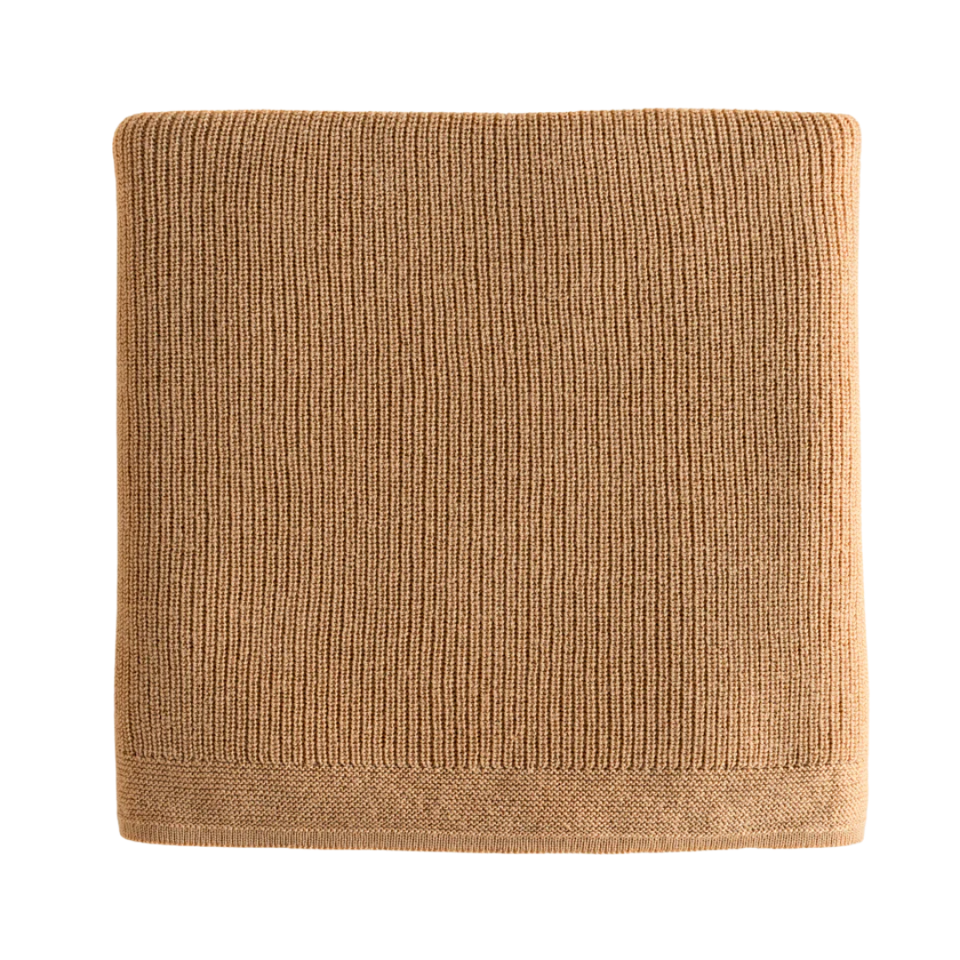 Hvid Decke Felix - Ocker